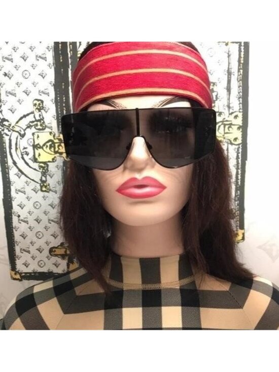 New Authentic Dolce & Gabbana DG2305 Shield Sunglasses